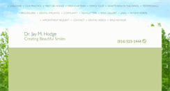 Desktop Screenshot of jayhodgedds.com